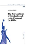 Representation of Parisian Speech in the Cinema of the 1930s