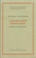 Sacramentarium Rhenaugiense