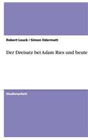 Dreisatz bei Adam Ries und heute