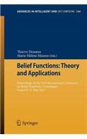 Belief Functions: Theory and Applications