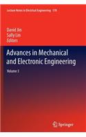 Advances in Mechanical and Electronic Engineering