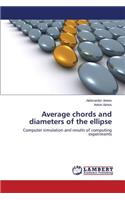 Average chords and diameters of the ellipse