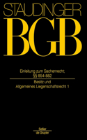 Einleitung Zum Sachenrecht; §§ 854-882