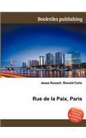 Rue de la Paix, Paris