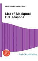 List of Blackpool F.C. Seasons