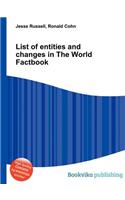 List of Entities and Changes in the World Factbook: (English)