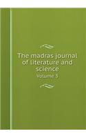 The Madras Journal of Literature and Science Volume 3