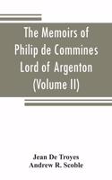 memoirs of Philip de Commines, Lord of Argenton