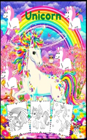 Unicorn: Coloring Book for Kids and Adults with Fun, Easy, and Relaxing (Coloring Books for Adults and Kids 2-4 4-8 8-12+) High-quality images