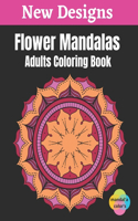 Flower Mandalas - Adults Coloring Book