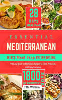 Essential Mediterranean Diet Meal Prep Cookbook