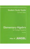 Student Study Guide for Elementary Algebra for College Students