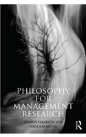 Philosophy for Management Research