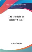 Wisdom of Solomon 1917