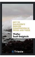 Key to Dalgleish's English Composition in Prose and Verse