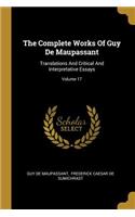 Complete Works Of Guy De Maupassant