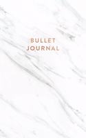 Bullet Journal: Soft White Marble - Dot Grid Bullet Journal Notebook, Gift for Women and Teen Girls (5 x 8 - 120 pages)