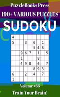 PuzzleBooks Press Sudoku 190+ Various Puzzles Volume 36