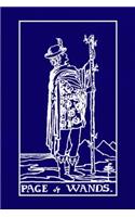 Page of Wands: Tarot Journal Diary Log Book, Record and Interpret Readings, 3 Tarot Card Spread Journal