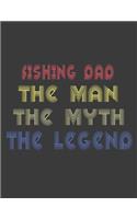Fishing dad the man the myth the legend: Fishing dad. 8.5 x 11 size 120 lined pages fishing daddy gifts.Fishing dad birthday the man the myth the legend journal.Fathers Day gifts.