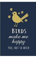 Birds Make me Happy. You, Not so Much