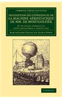 Description des expériences de la machine aérostatique de MM. de Montgolfier