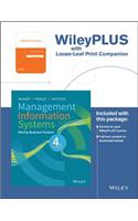 Management Information Systems, 4e Wileyplus Learning Space Registration Card + Loose-Leaf Print Companion