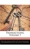 Transactions, Volume 7