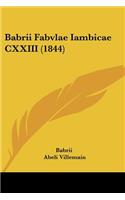 Babrii Fabvlae Iambicae CXXIII (1844)