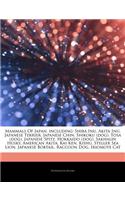 Articles on Mammals of Japan, Including