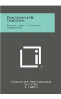 Proceedings of Symposium