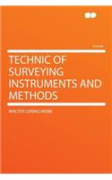 Technic of Surveying Instruments and Methods
