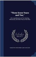 Three Score Years and Ten,