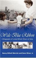 Wide Blue Ribbon