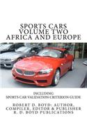 Sports Cars Volume Two Africa and Europe