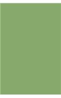 Journal Asparagus Green Color Simple Plain Green