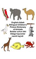 English-Uzbek Bilingual Children's Picture Dictionary of Animals: (Freebilingualbooks.com)