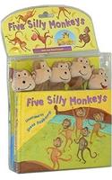 Five Silly Monkeys [With Hand Puppet and 3-D Monkey Faces]
