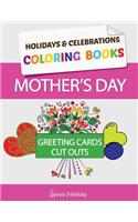 Mother's Day Coloring Book Greeting Cards
