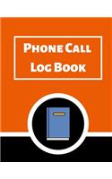 Phone Call Log Book