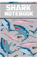 Shark notebook: wonderful Blank Lined Gift notebook For Shark lovers it will be the Gift Idea for Shark Lover