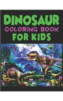 Dinosaur Coloring Book For Kids: A Dinosaur Activity Book Adventure for Boys & Girls, Ages 2-4, 4-8 (25 pages 8.5" X 11")