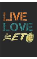Keto Diet Notebook: Diary Journal 6x9 inches with 120 Lined Pages
