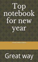 Top notebook for new year