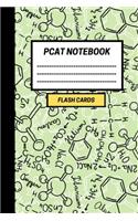 PCAT Notebook: Create your own PCAT Flash cards. Incudes a Spaced Repetition and Lapse Tracker (480 cards)