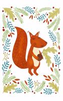 Notes: A Blank Sheet Music Notebook with Squirrel and Acorn Cover Art