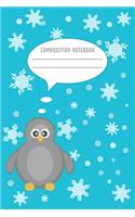 Composition Notebook: Gifts For Penguin Lovers - Notebook, Planner Or Journal - Size 6" x 9" - 110 Lined Pages...Diary To Write In for School, Kids & Students - Gift Idea