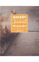 Bakery Baker Journal Keepsake