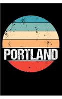 Portland: 100 Pages 6 'x 9' -Dot Graph Paper Journal Manuscript - Planner - Scratchbook - Diary