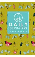 Daily Meditation Journal: Meditation Journal, Mindfulness Daily Journal, Meditation Journals For Women, Mindfulness Journal For Men, Cute Insects & Bugs Cover